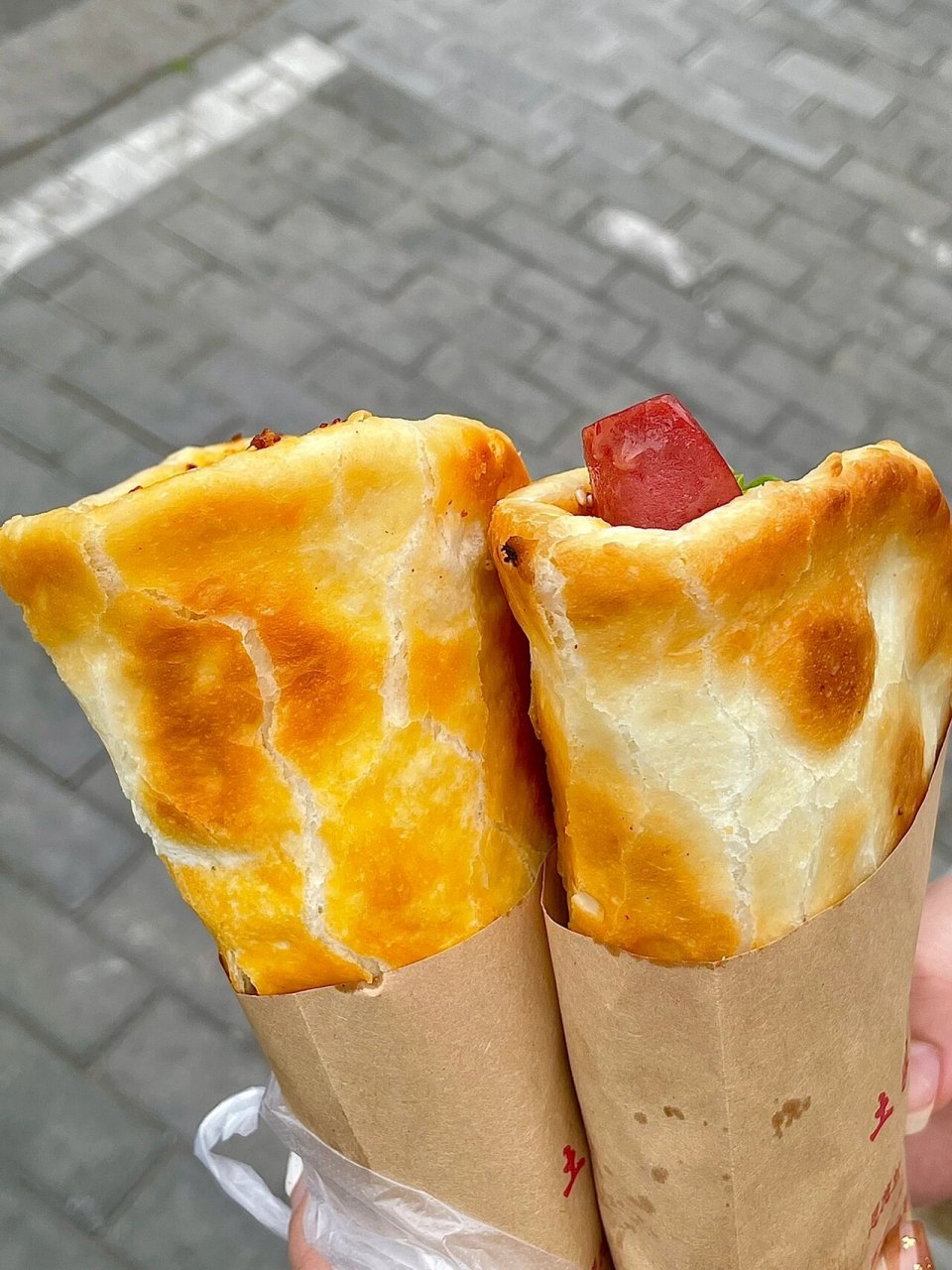 青岛美食·巨巨巨好吃的酥皮武大郎烧饼!