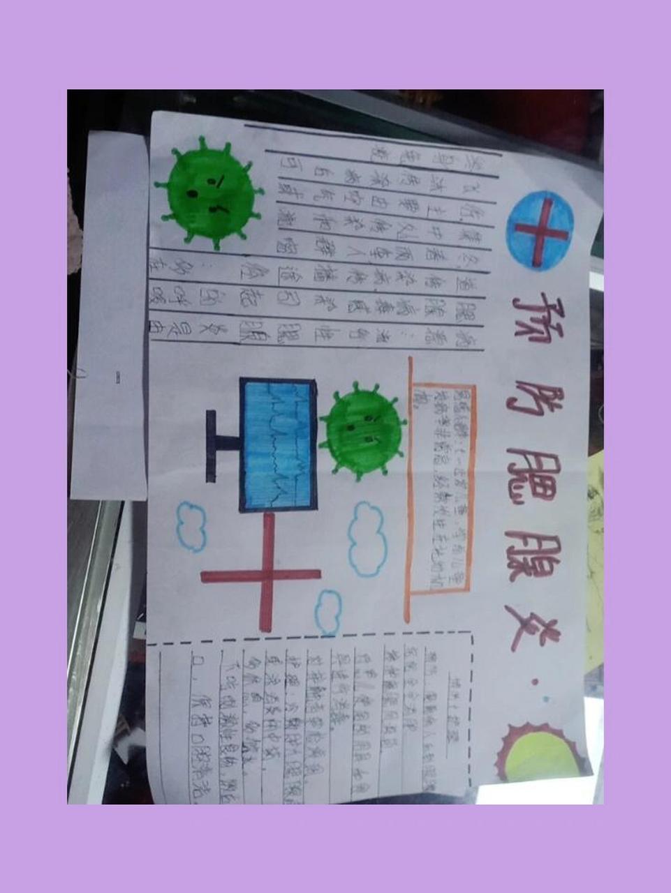 预防腮腺炎手抄报