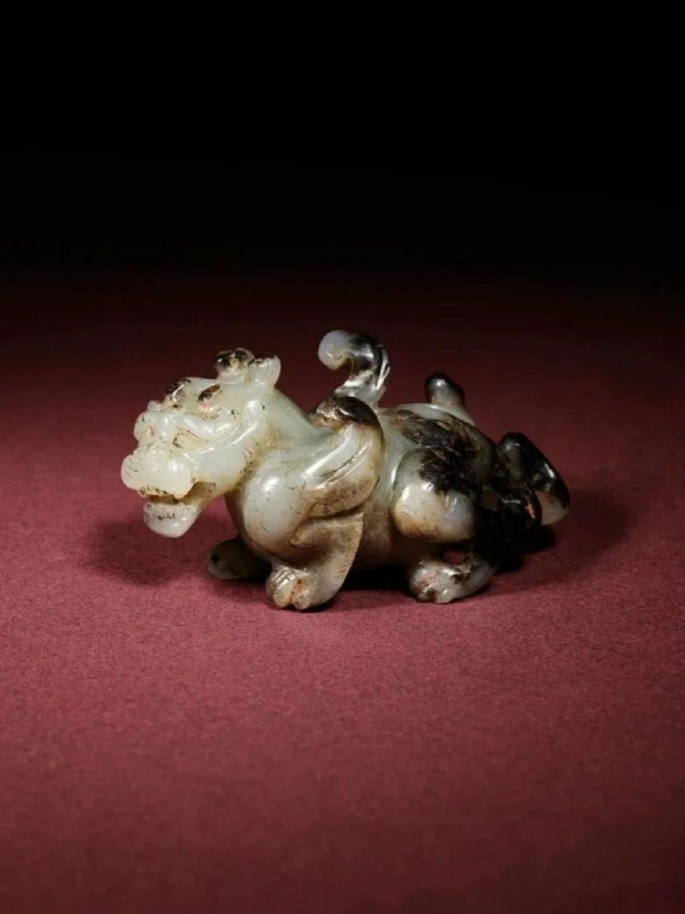 佳士得|云中玉筵 西汉玉辟邪2685万成交! 西汉晚期 玉辟邪 长7.2厘米 