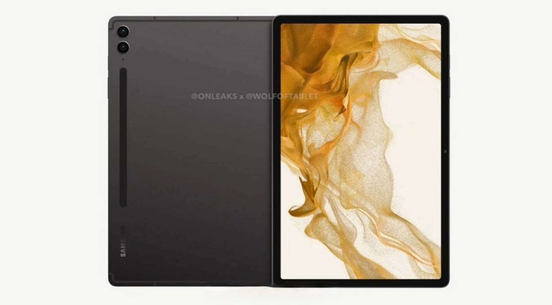 三星 galaxy tab s9 fe   平板渲染图,猎户座exynos1380处理器,还好没