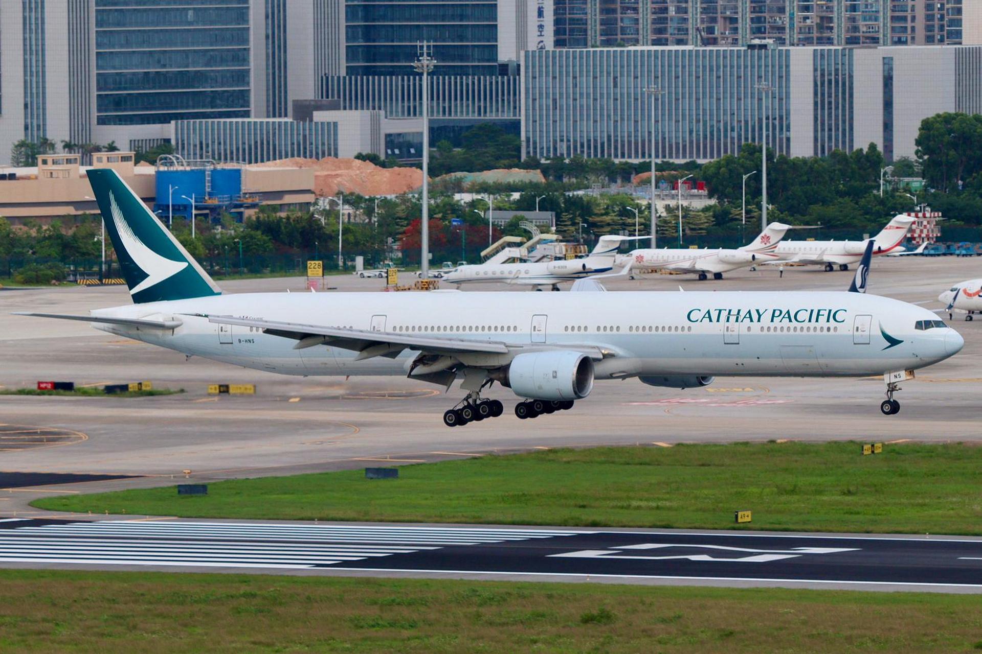 全中国仅剩机架的波音777-300全部服役于国泰航空,相信大多数人都没