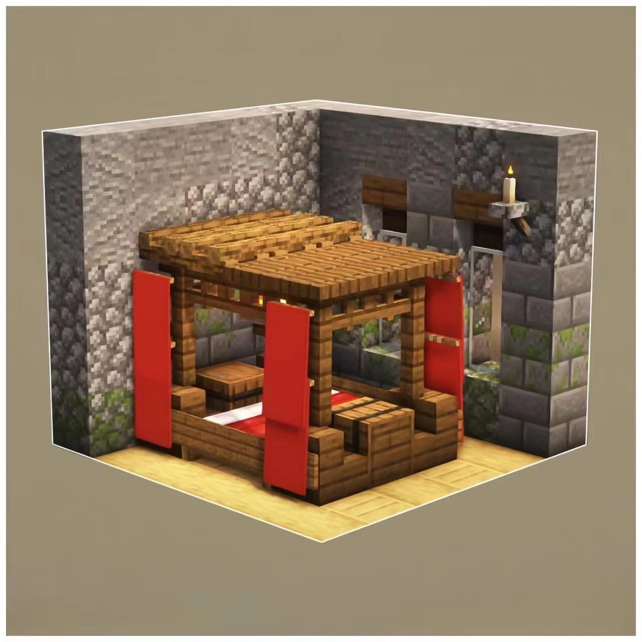 《我的世界》小型房屋内饰设计