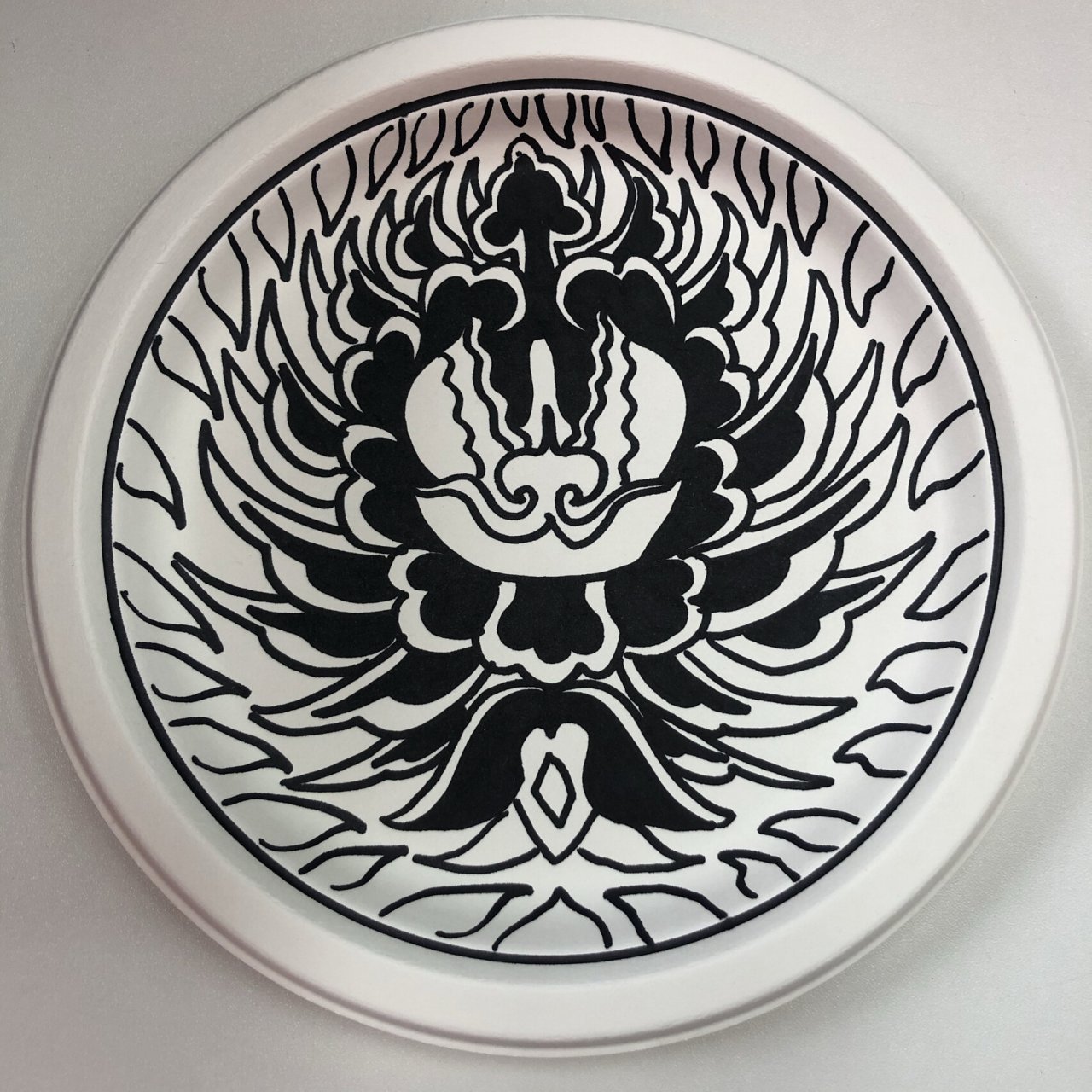 中国风画盘子第一弹