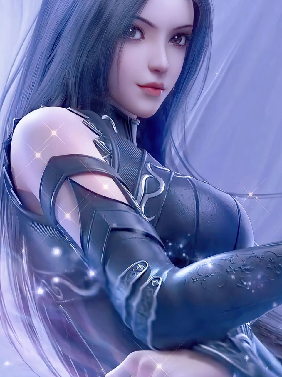 动漫《斗罗大陆》-朱竹清壁纸 朱竹清 外号:幽冥灵猫 "来史莱克学院是