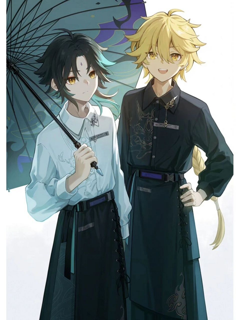 原神魈高清壁纸   三眼五显小矮仙人来也