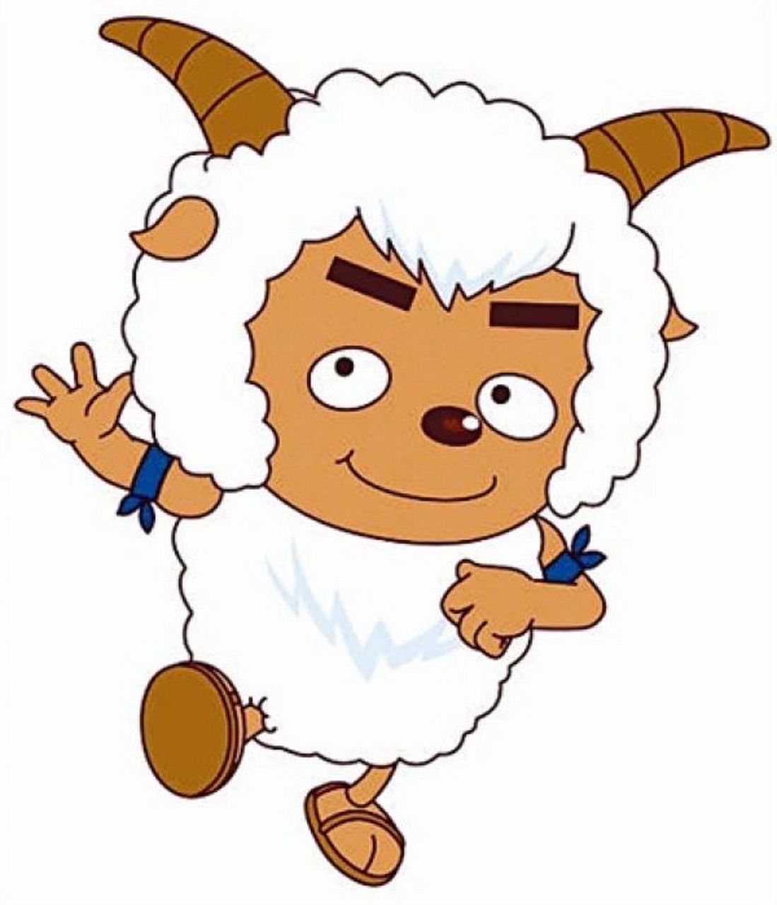 羊村猛羊沸羊羊 沸羊羊变成人也是个帅小伙插画分享