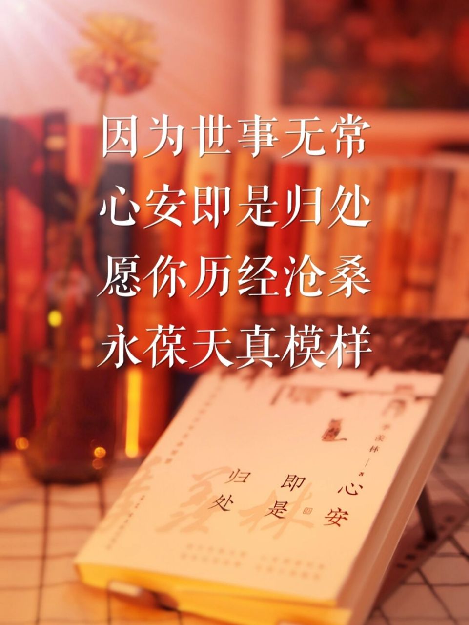 『每日书摘』文字的力量|第145篇 因为世事无常,心安即是归处 愿你历