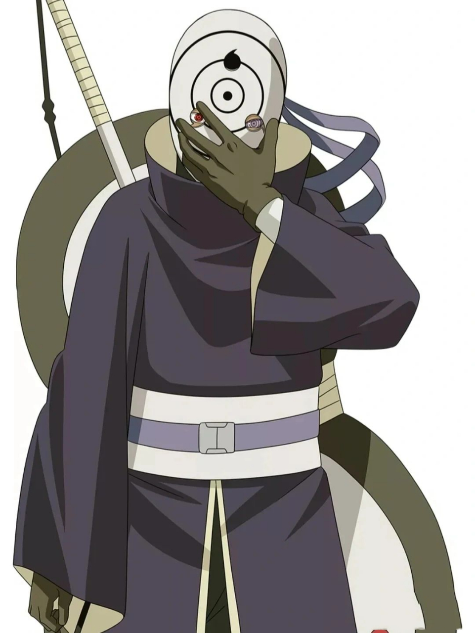 火影忍者手绘「宇智波带土」 一个喜欢琳但却不敢向她表白,但却又是一