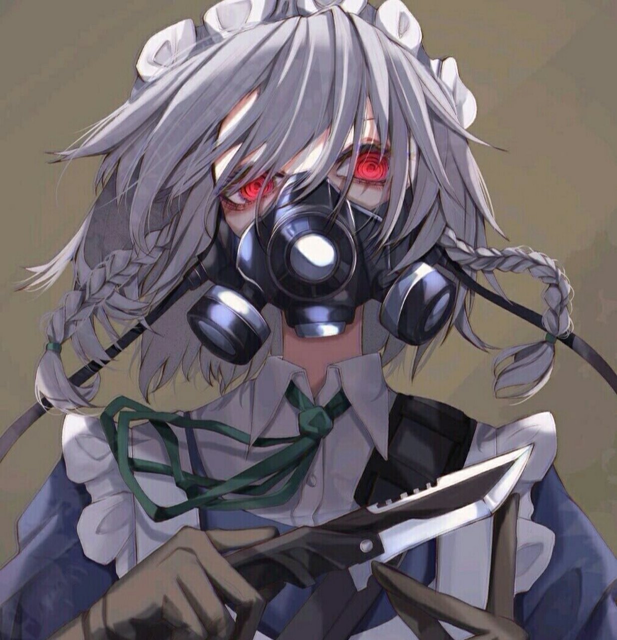 白发红眸 小姐姐头像.