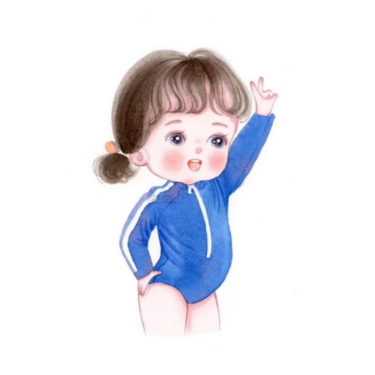 全网最火最新壁纸 | 超甜的可爱小女孩头像 超甜的小女生泳衣93头像