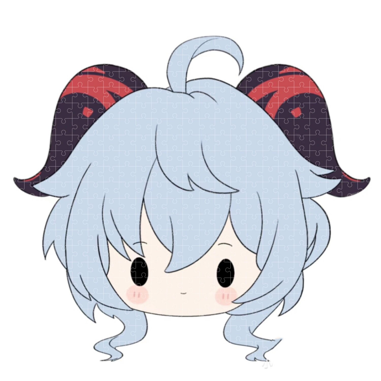 原神q版头像合集第一弹77(豆豆眼) 这组的更q更简单 9215自印