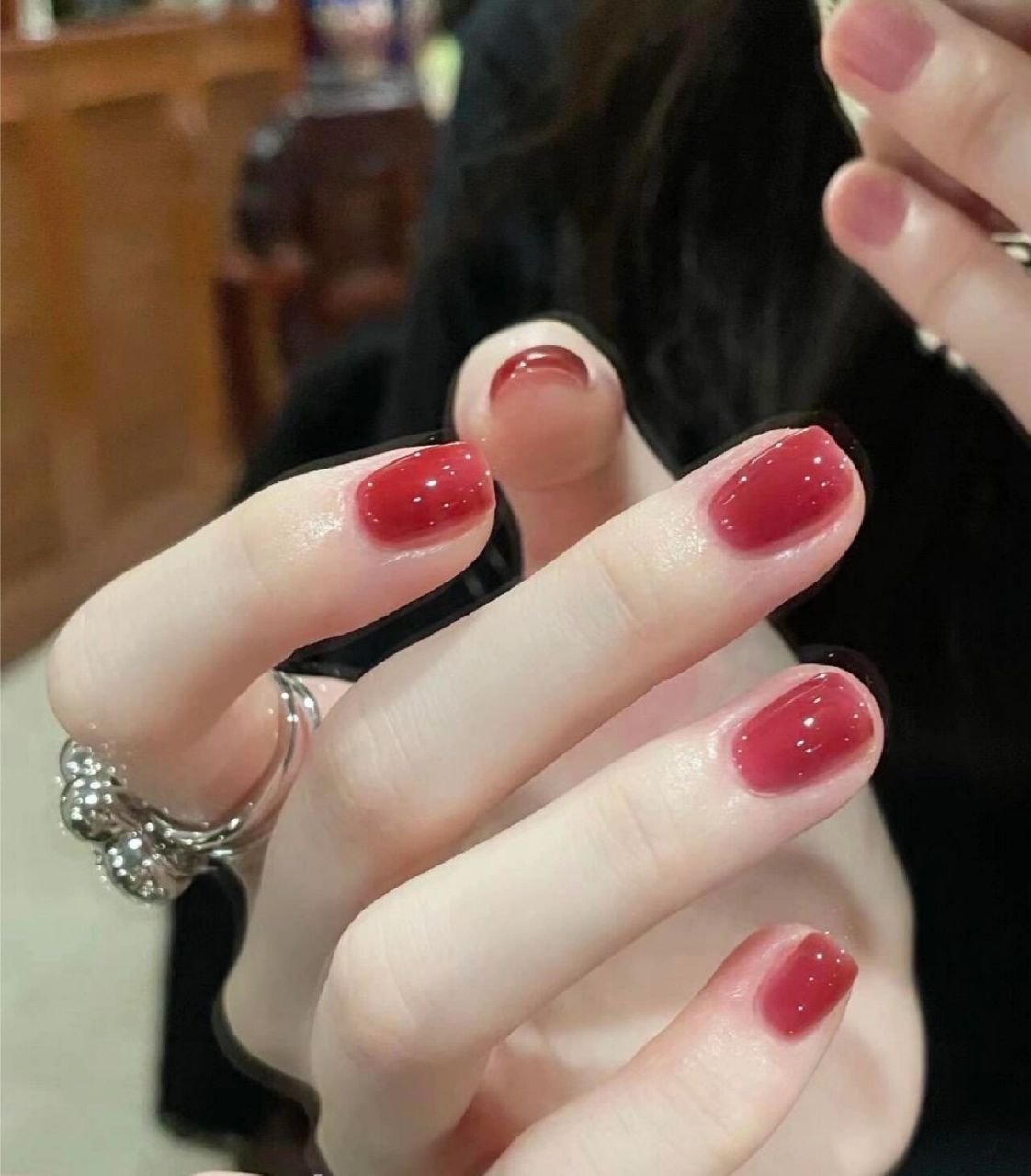 简约大气纯色系美甲,指甲短宽的也合适  指甲又短又宽的小仙女也适合