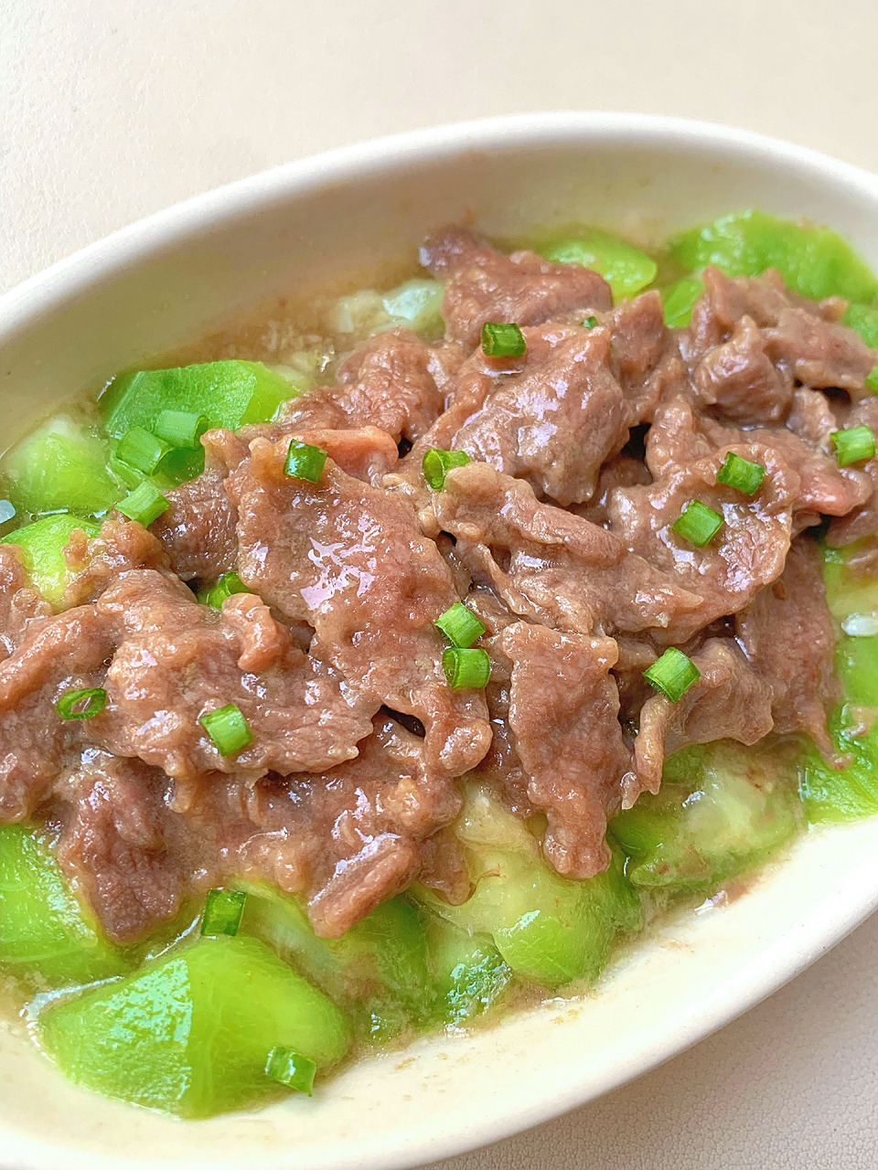 12m 丝瓜蒸牛肉 鲜香入味 软嫩不柴 巨好吃 蒸菜不重样:丝瓜蒸牛肉 又