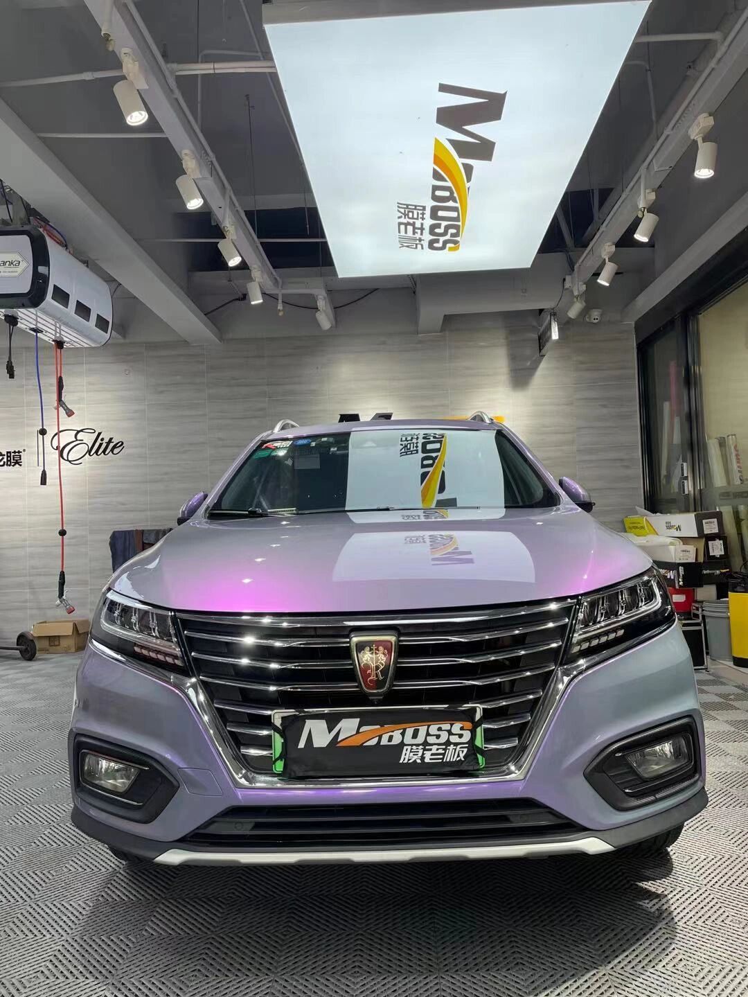 荣威rx5★灰魅紫  比梦还美的颜色94  rx5改色分享  膜老板车品旗舰