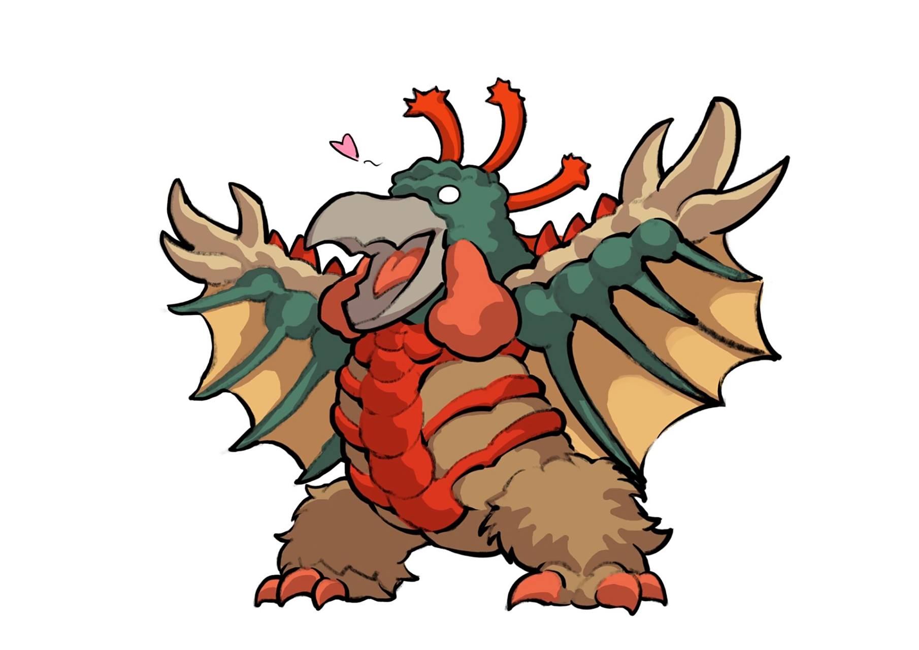 可爱怪兽简笔画合集