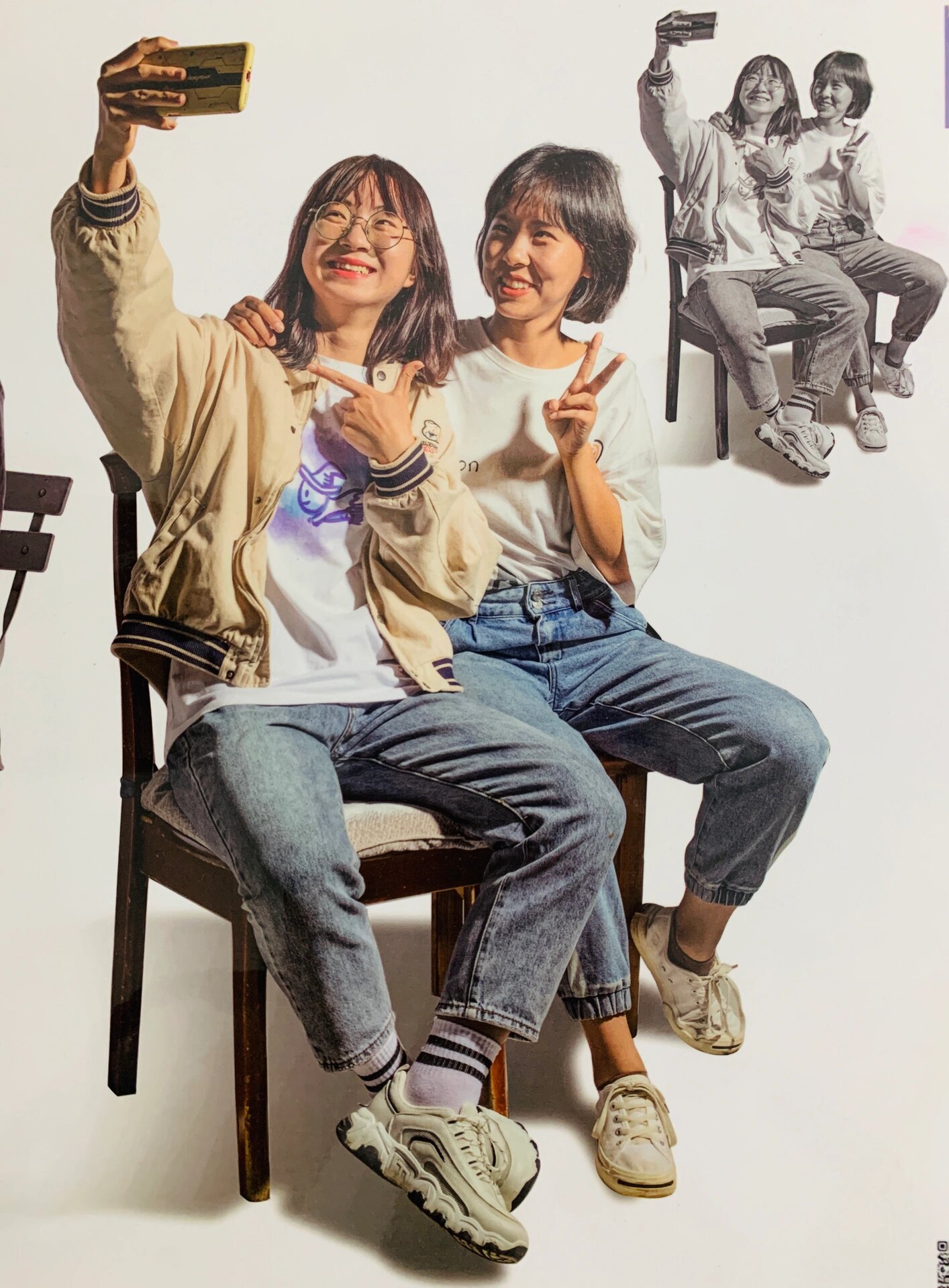 双人速写素材 速写照片