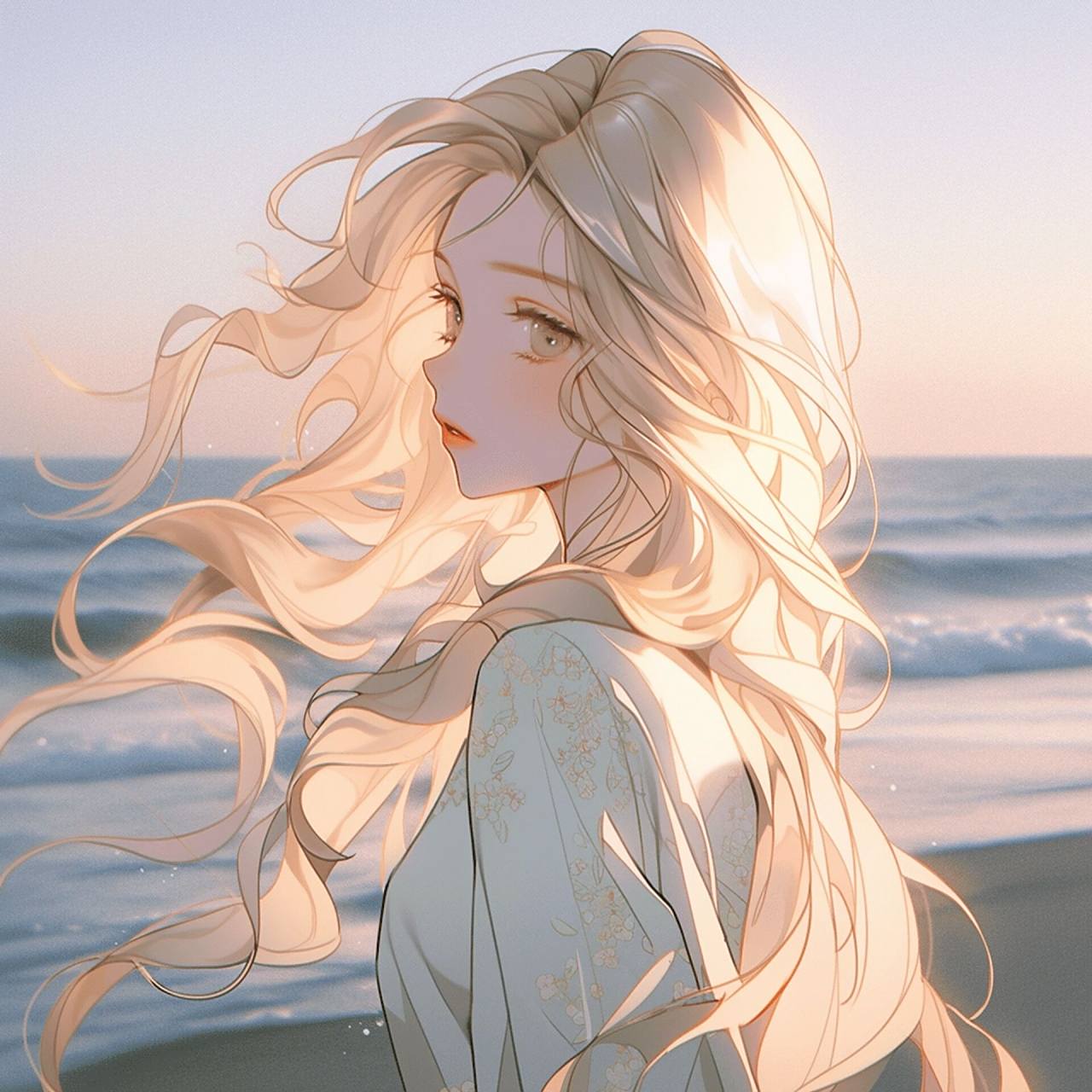 氛围感动漫女头