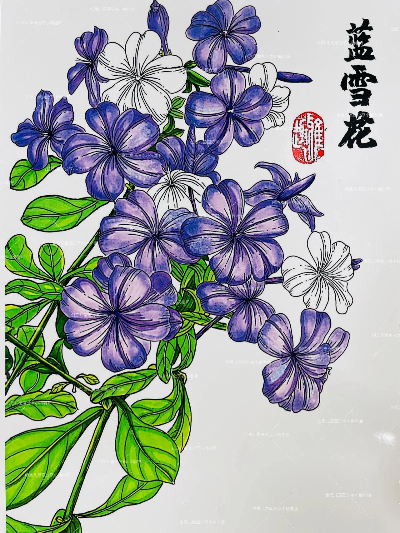 植物花卉系列绘画合集