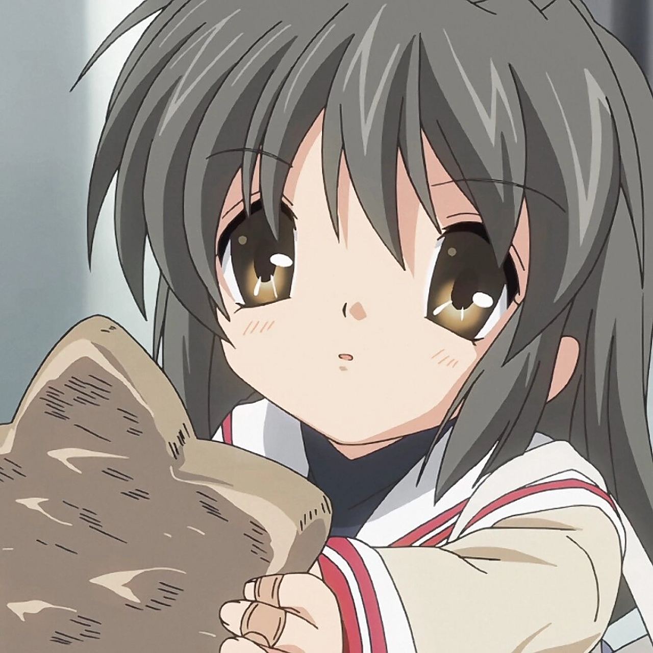 动漫头像~clannad「风子」 我一半的眼泪都献给了风子 自截头像 二传