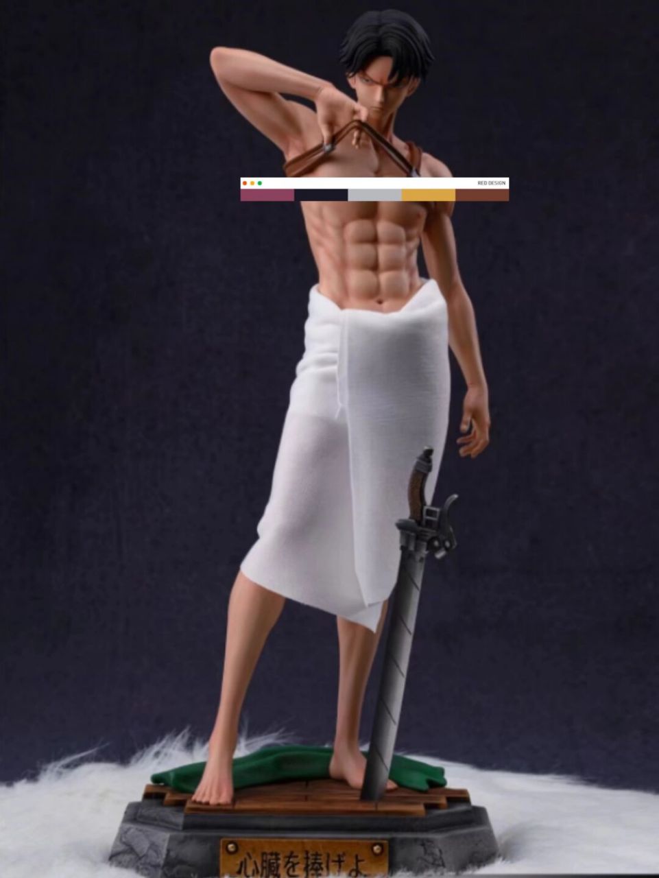 重温兵长的腹肌 #模型# #gk手办# #兵长# 进击の巨人