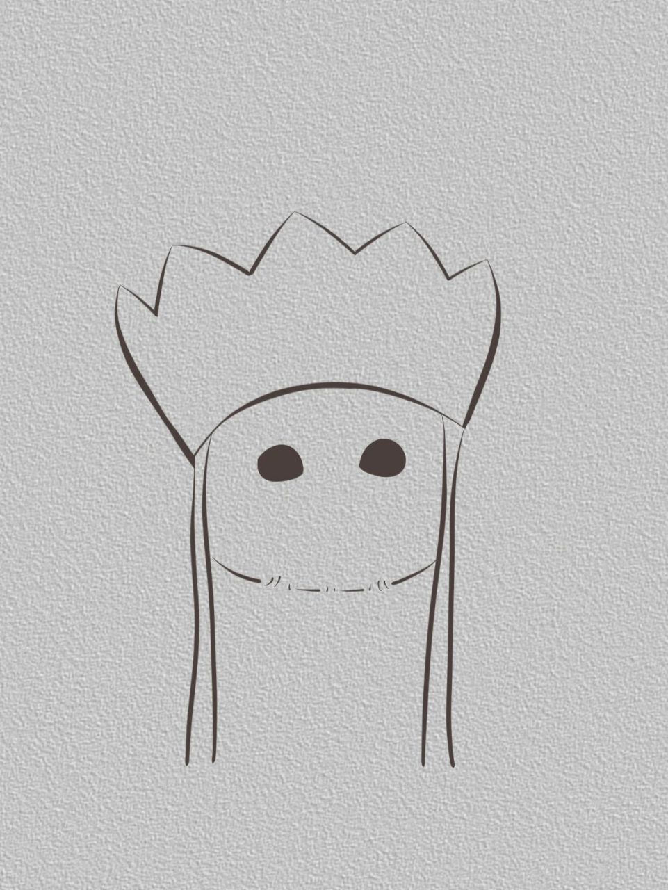 【每日简笔画31】一只严肃的唐僧07