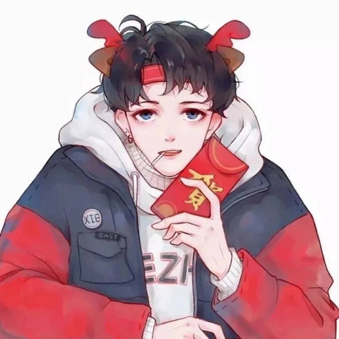 今日份新年喜庆动漫头像男78