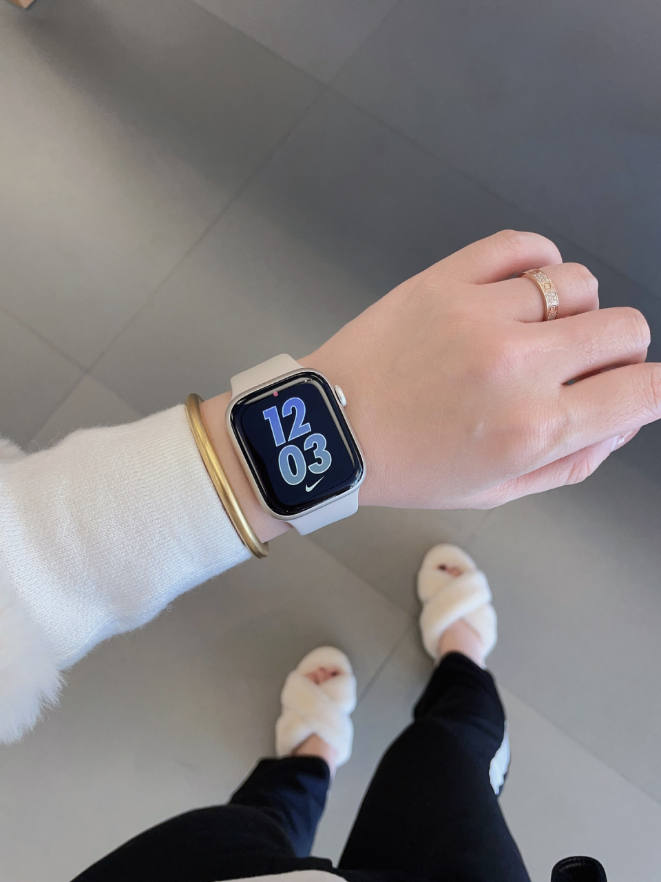 iwatch s8 41mm对比45mm大小 想搭配运动用 必须健康减肥～ 选哪个