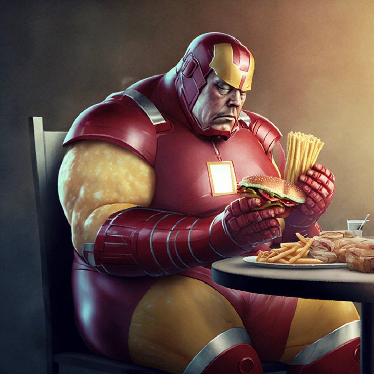 漫威英雄肥胖的形态