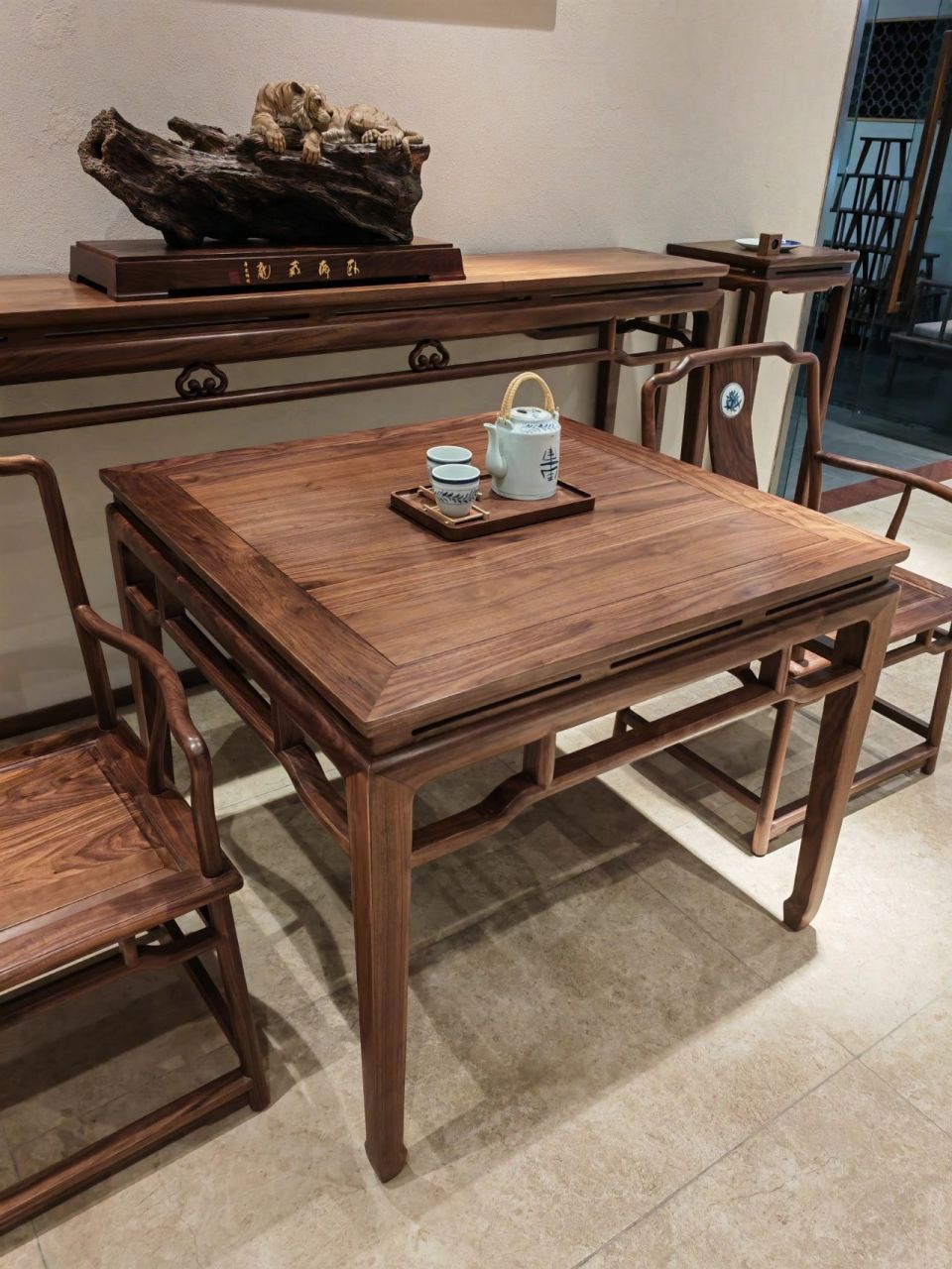 【中国风】八仙桌,中国传统文化的一个缩影 .