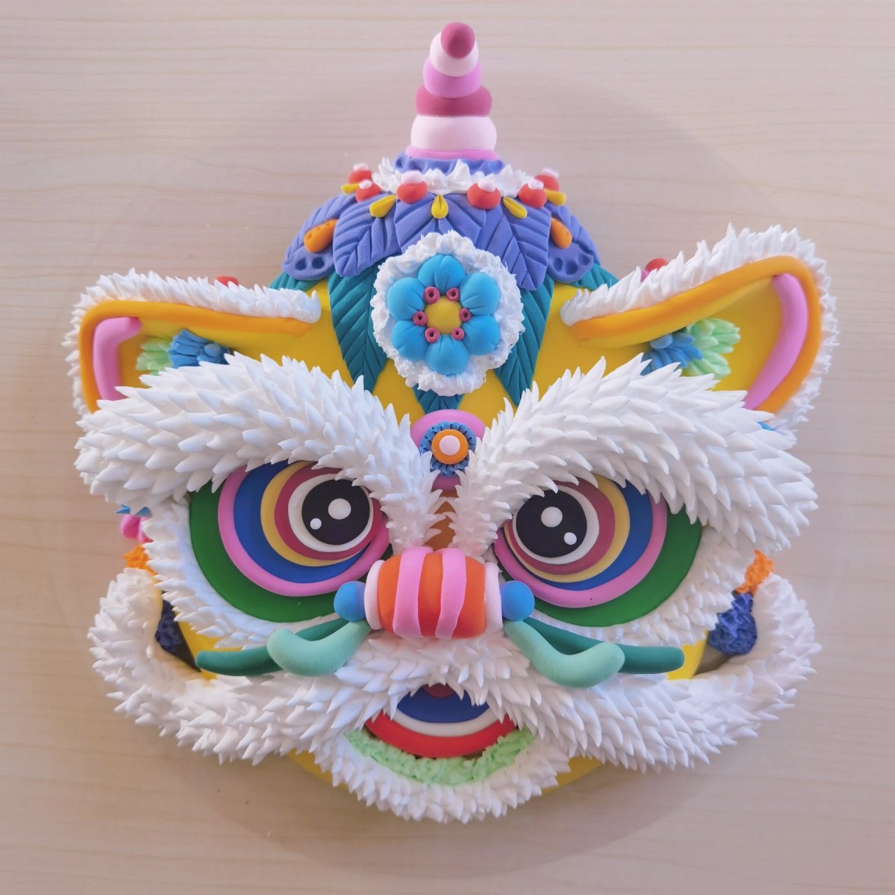 粘土醒狮来啦～～～999999      又一波原创用粘土制作醒狮