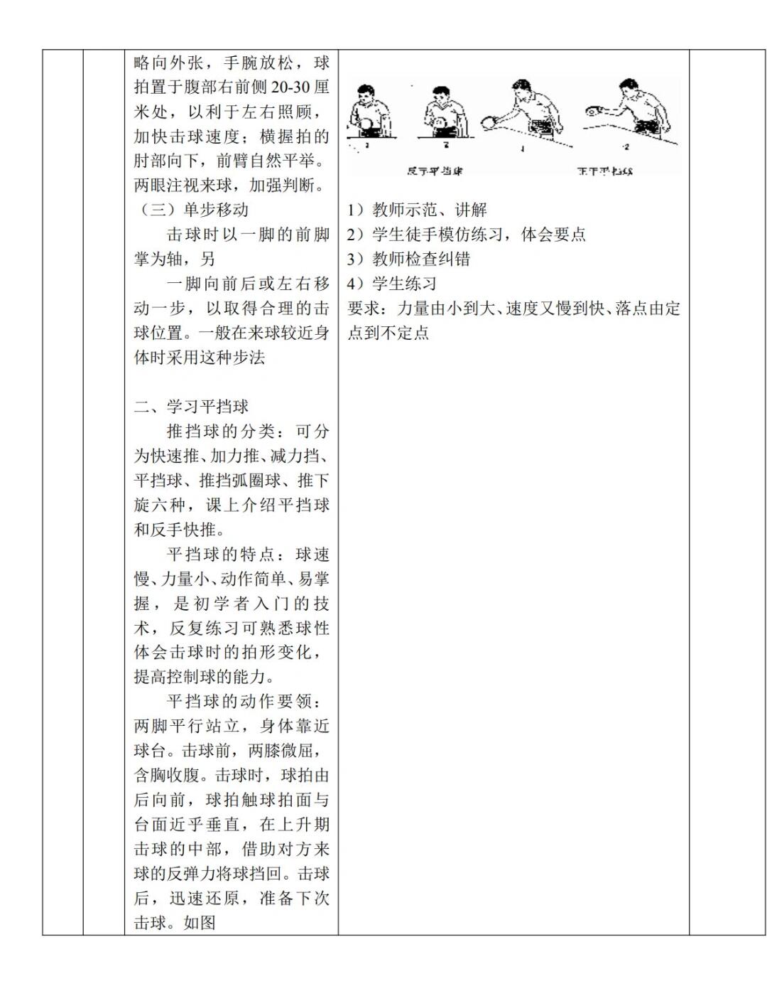 少年宫兴趣小组乒乓球教案