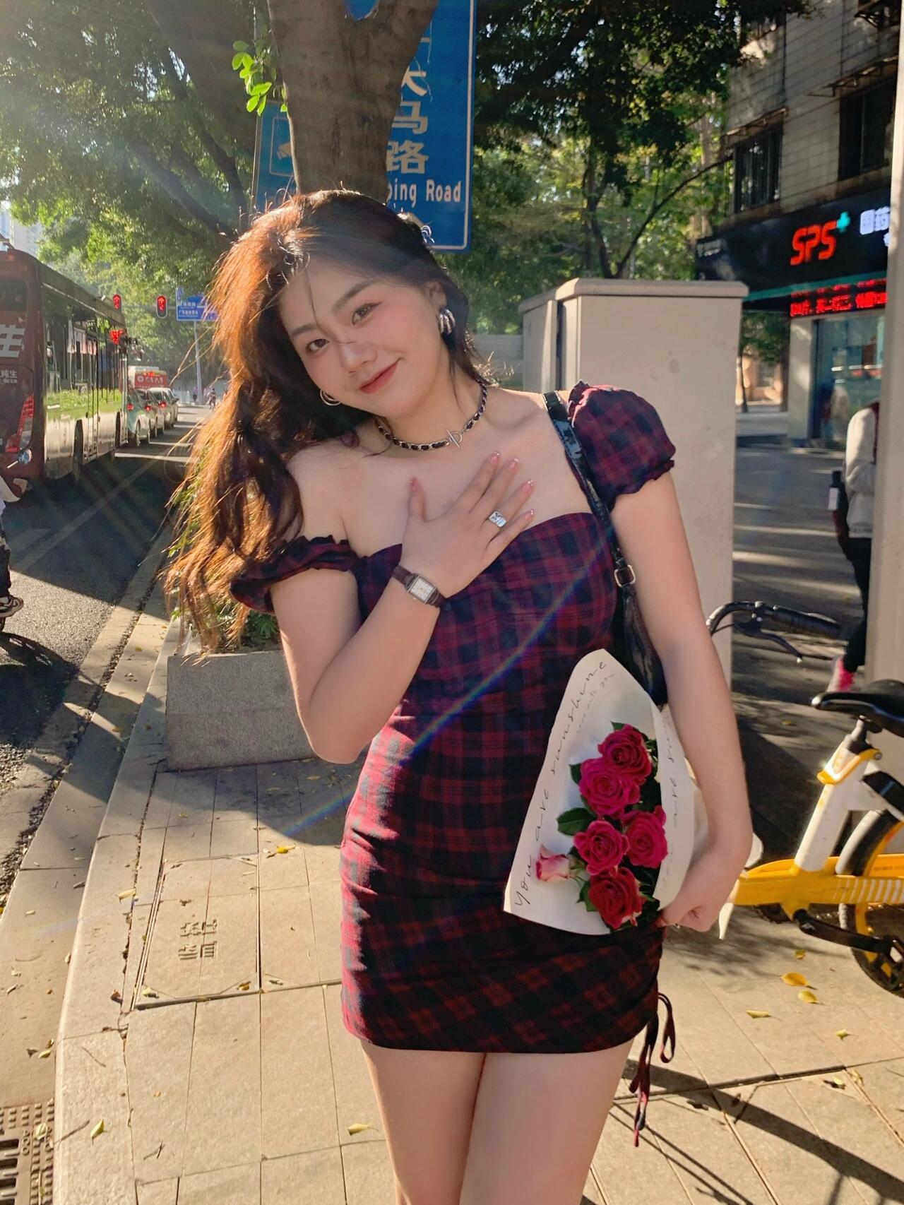 168 135斤微胖女生初夏甜妹穿搭