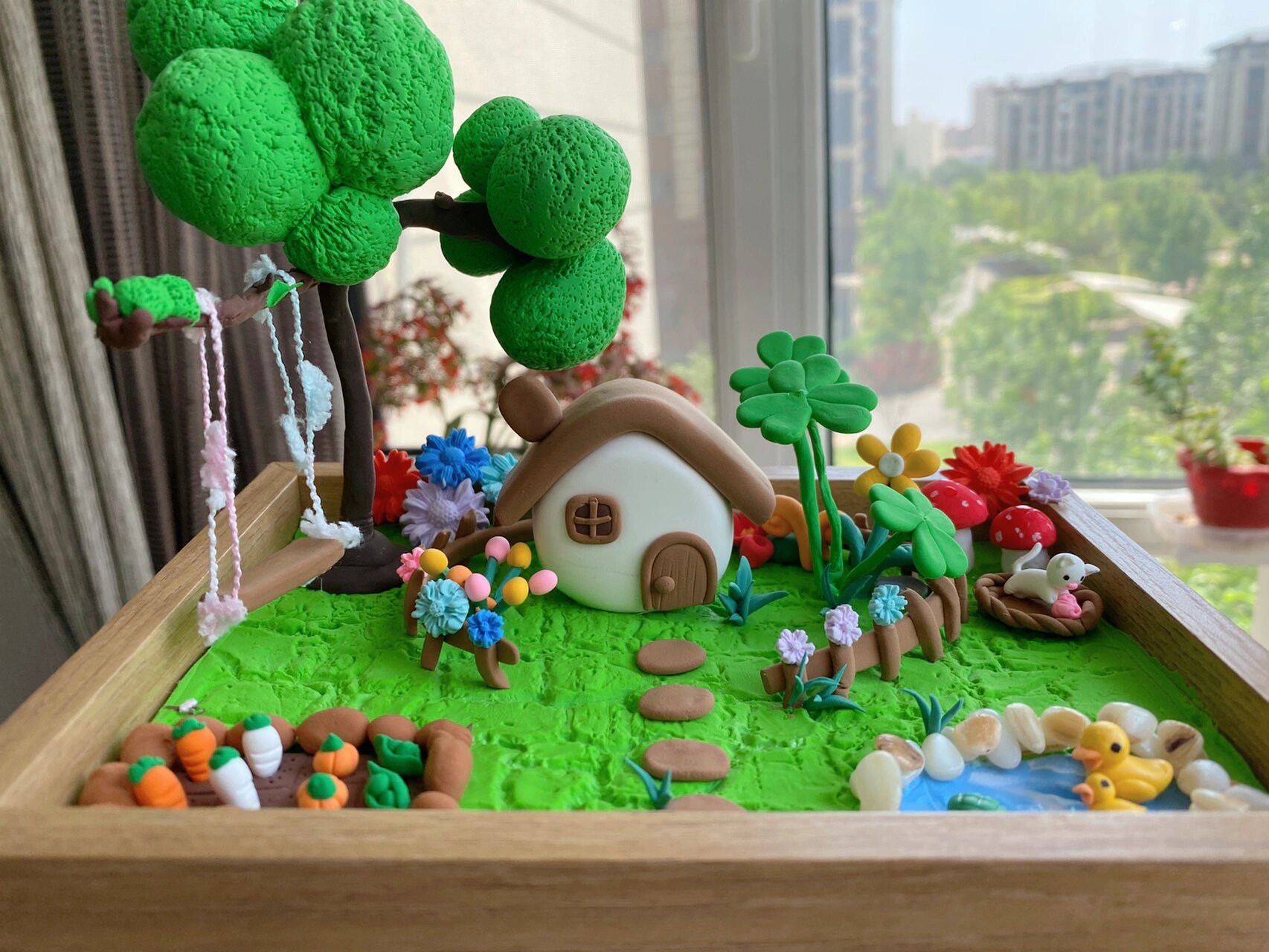 粘土小院子场景🧡ྀི