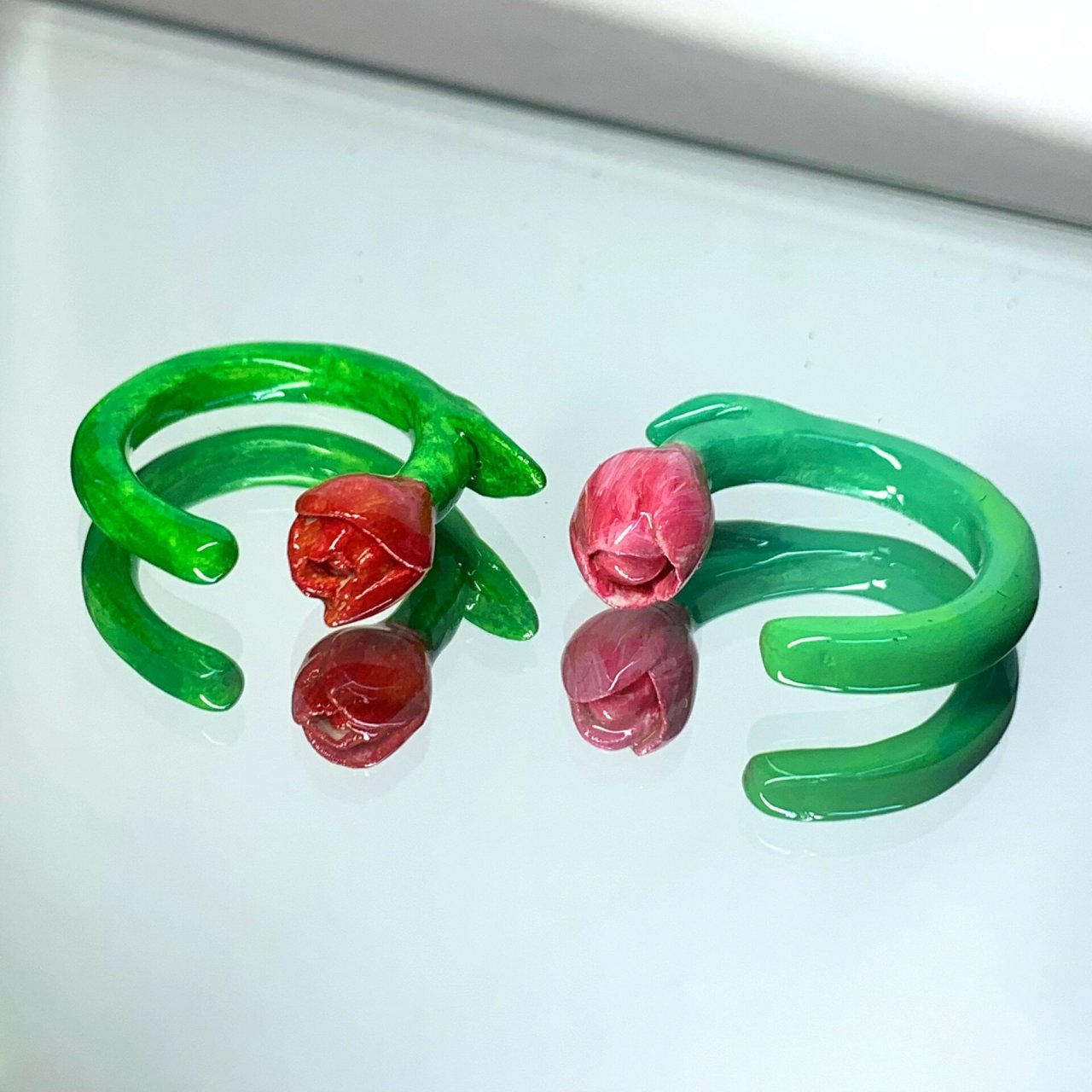 石塑粘土|带着自己捏的小戒指95出门啦～ 分享几个制作方法很简单的