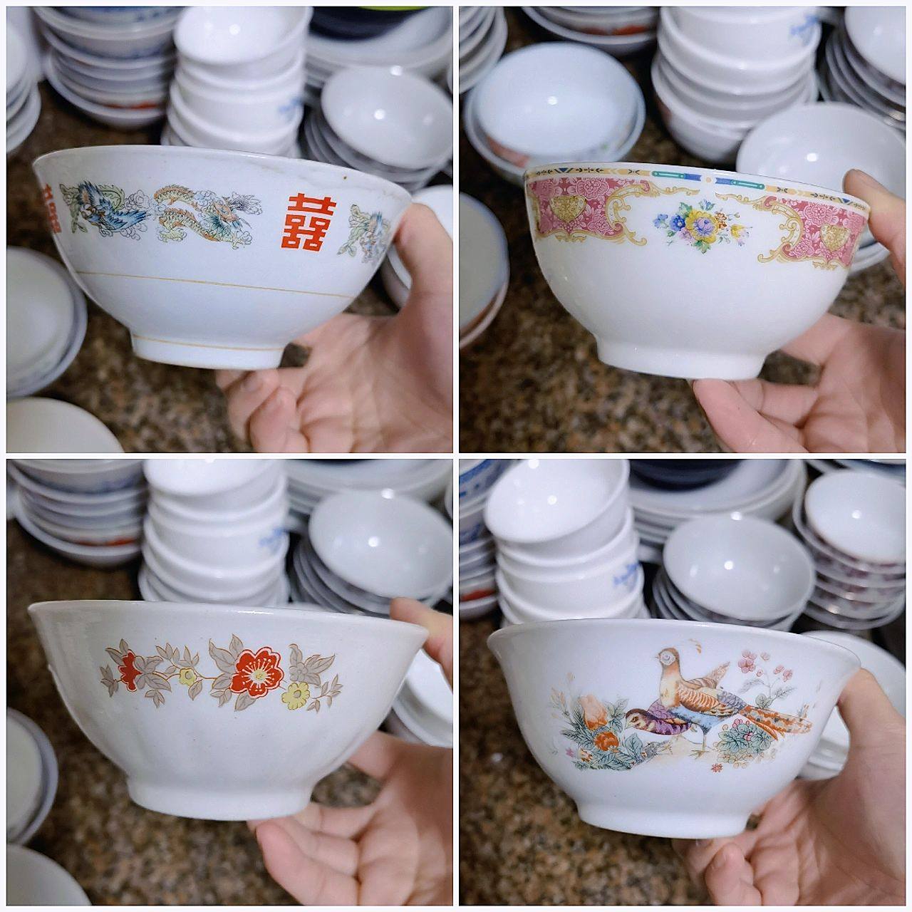 农村怀旧瓷碗大赏 来找找看你家有无同款,我家简直就是大杂烩