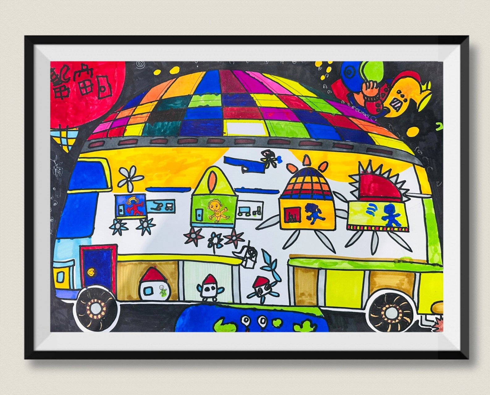 幼儿园大班版  科技创新科幻画系列