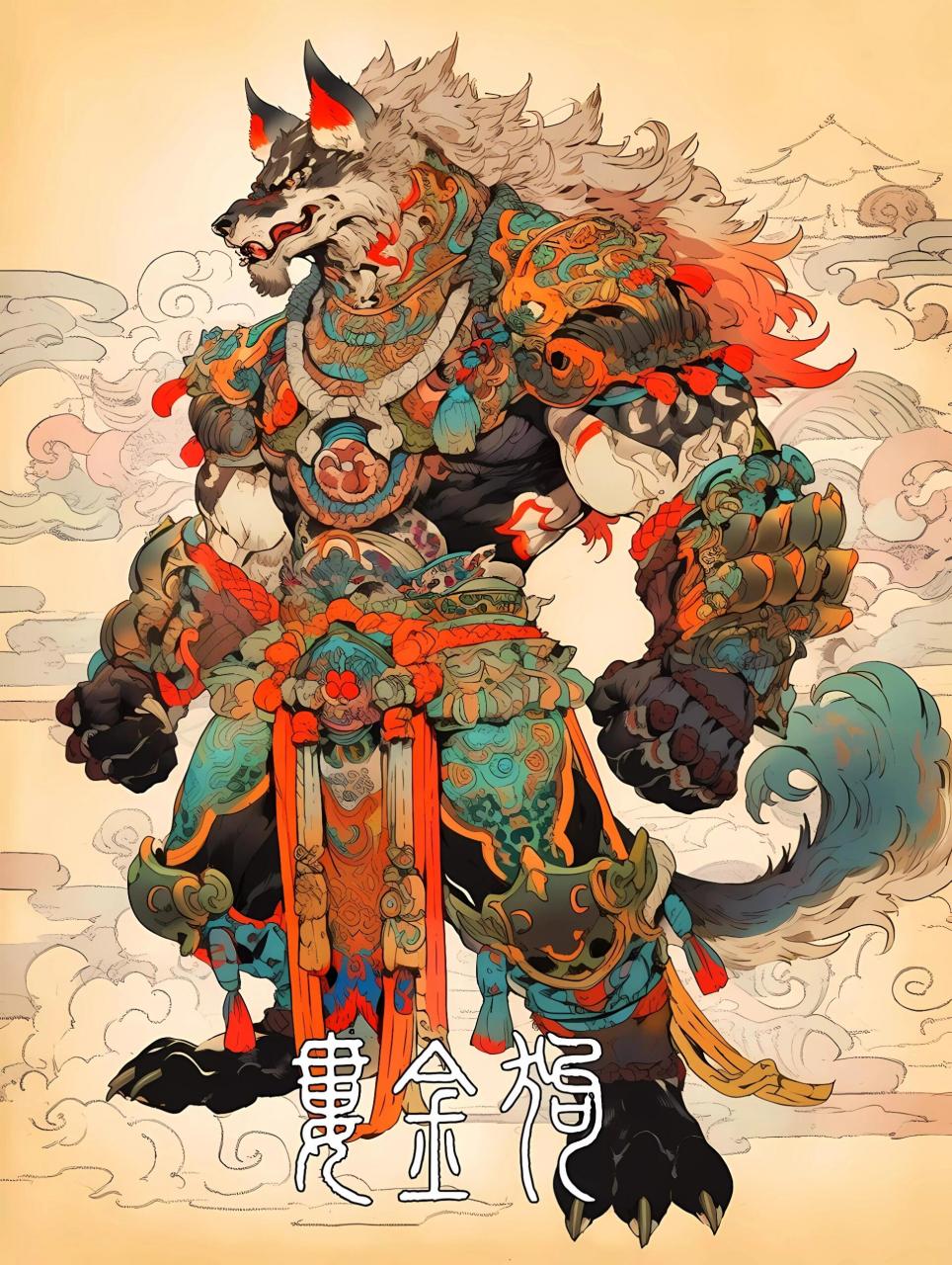 【ai神话】二十八星宿·白虎星宿(合集二) 西方七宿(白虎):奎木狼