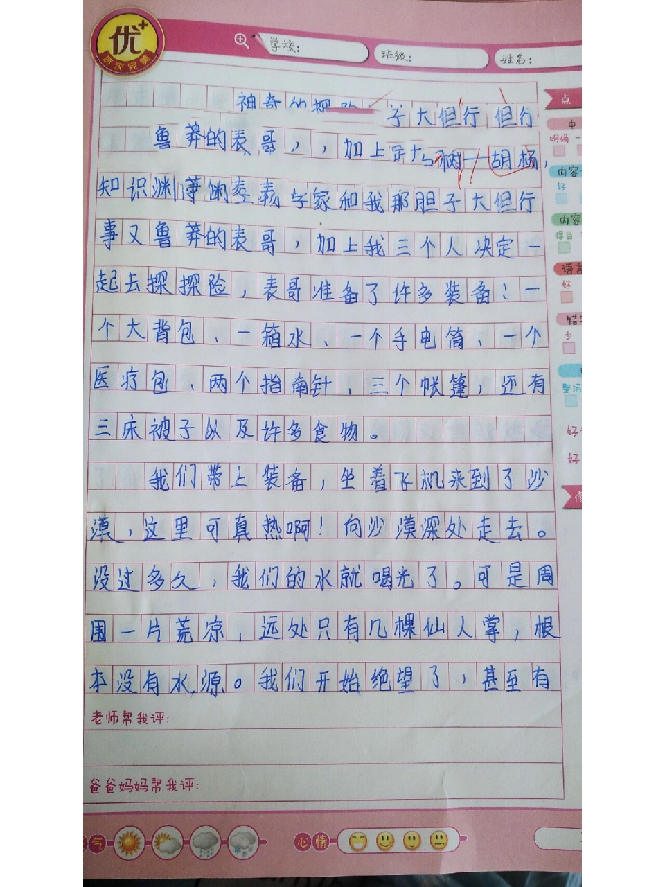 《神奇的探险之旅》   作文