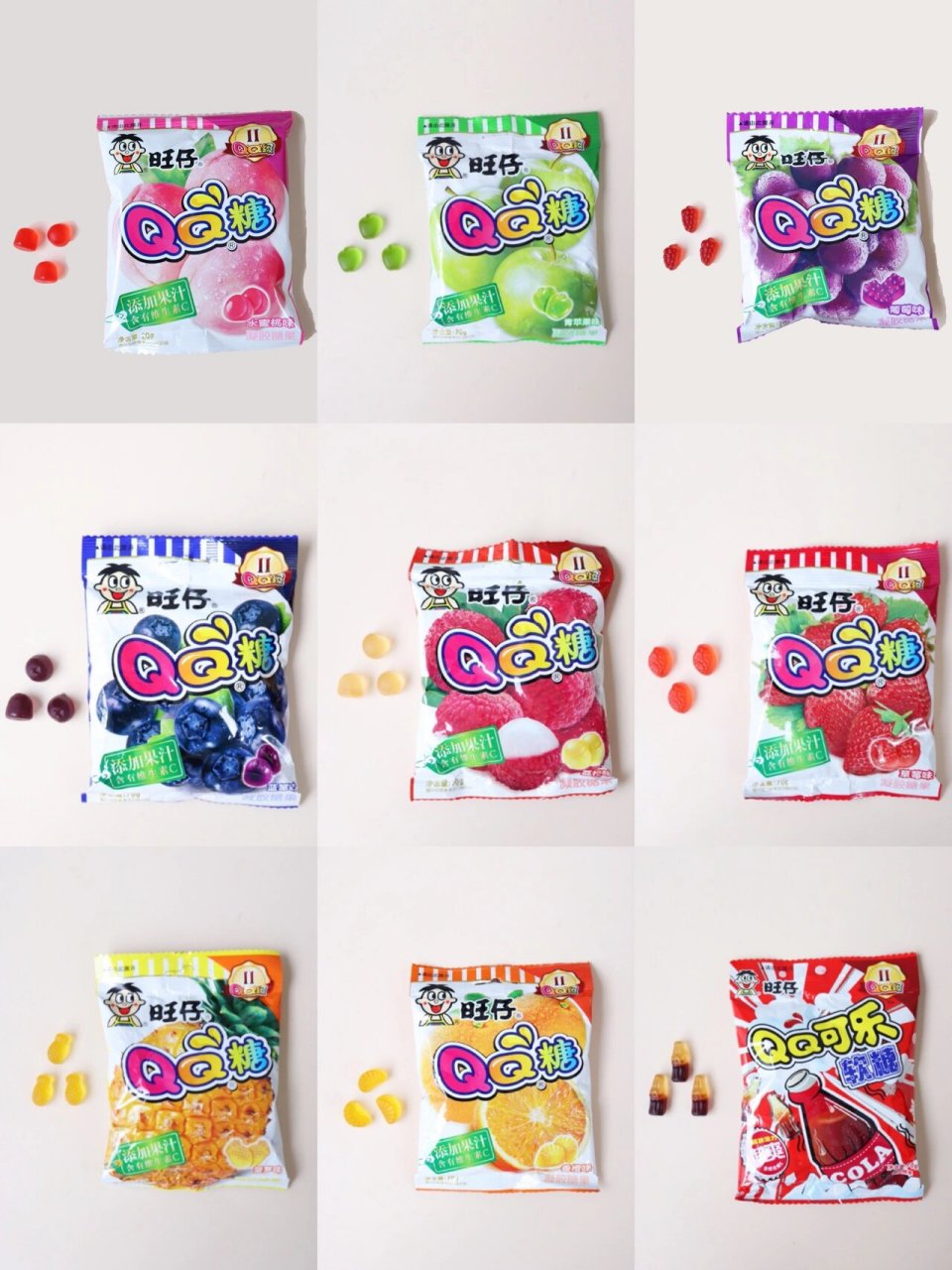从小吃到大的qq糖居然有这么多口味?