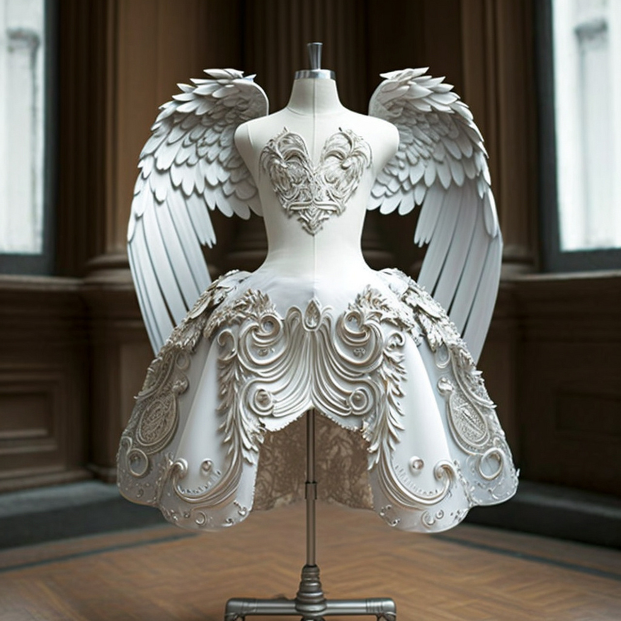 服装设计 每个孩子都想拥有的一件天使礼服