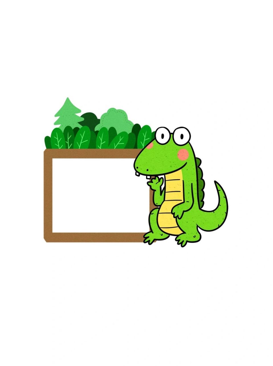 这组举牌小动物边框素材一共有15个,包括熊猫,袋鼠,奶牛,刺猬