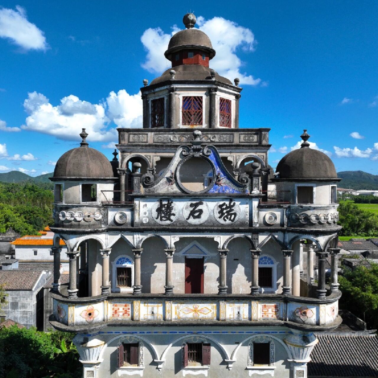 广东世界文化遗产,开平碉楼之最:瑞石楼 ◎ ◎ 广东开平,中国著名的