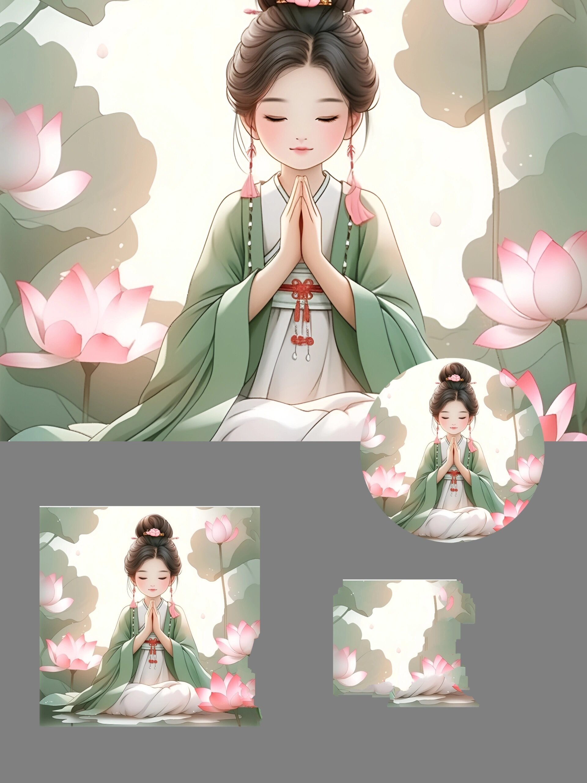 国风|古风|禅风佛系女头像壁纸🌸禅悟人生