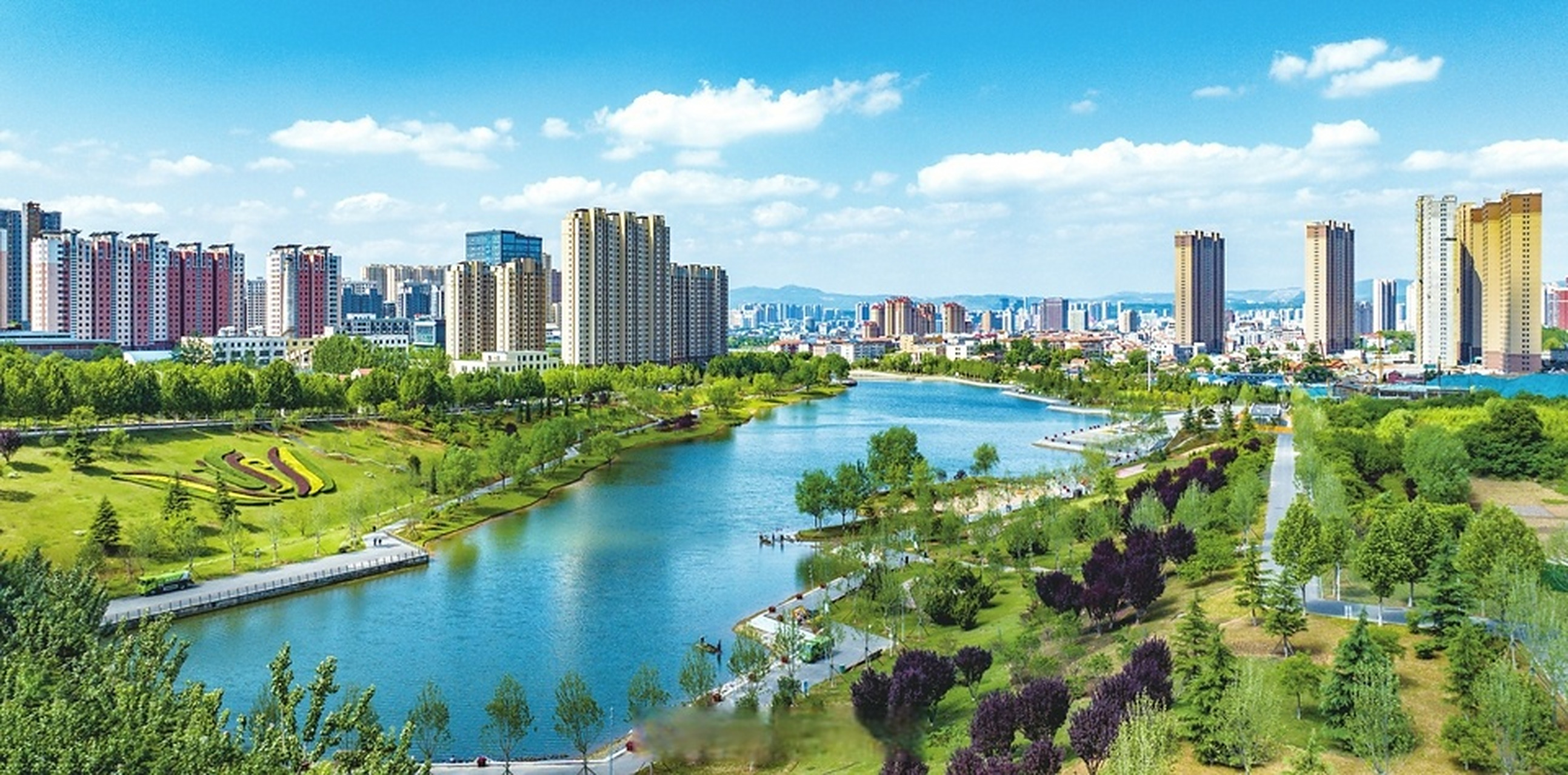 水城互动"城市新景观】近年来,晋城市坚持生态化治理理念,全力以赴