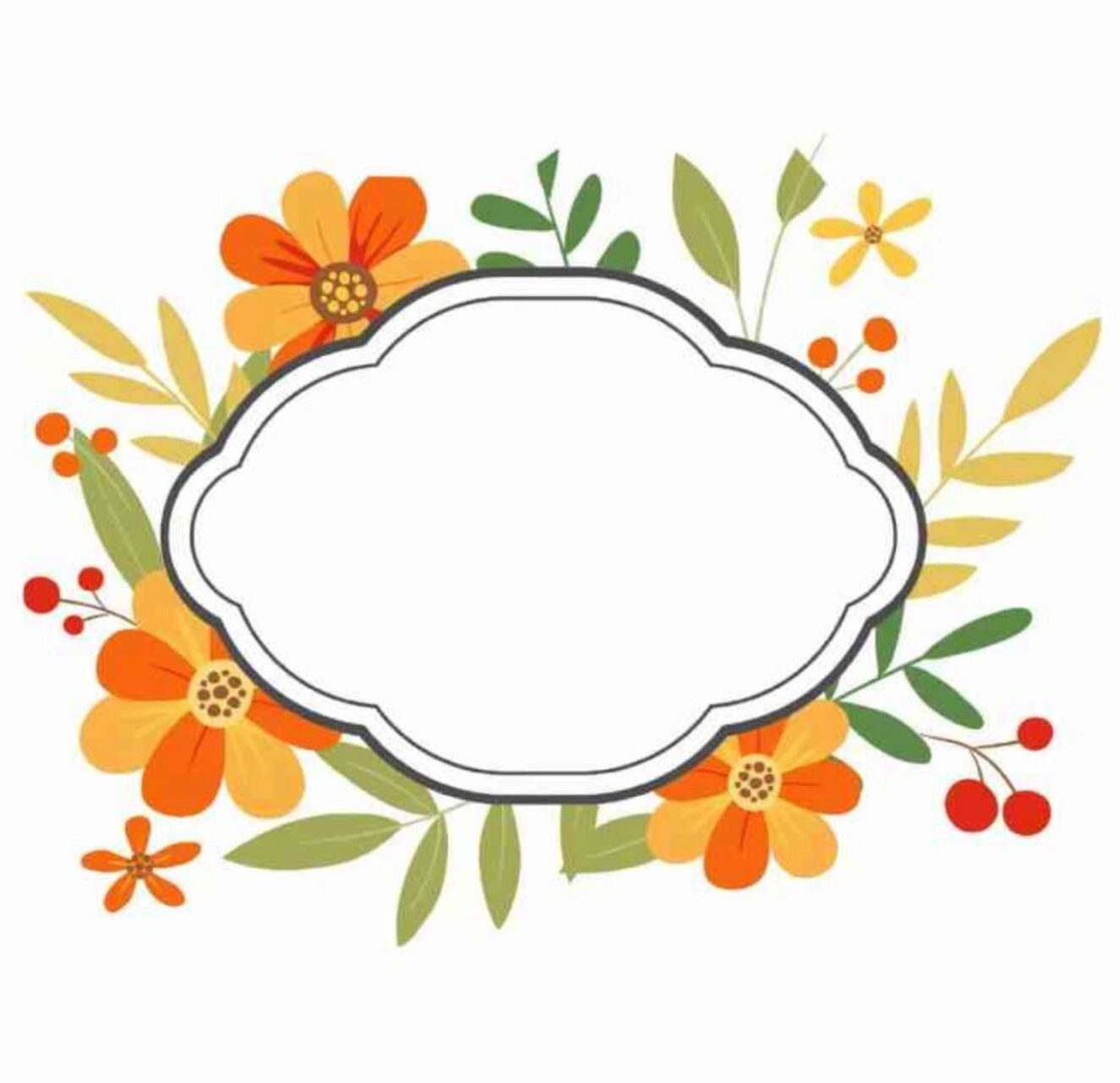 幼儿园好看的名字边框7815 99可直接打印的素材 99可编辑 可