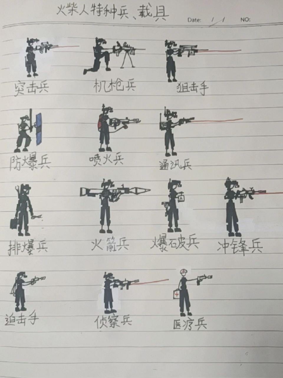 火柴人各种特种兵(载具还没出)