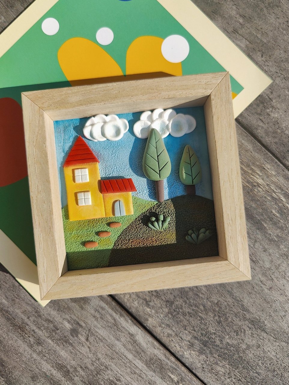 超轻粘土 /插画风景小房子92 时隔一个多月来更新啦!