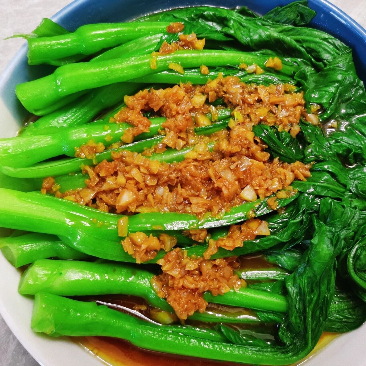 白灼广式菜心,几分钟搞定一道好吃的菜 菜心这么做,光盘不是问题,爽口