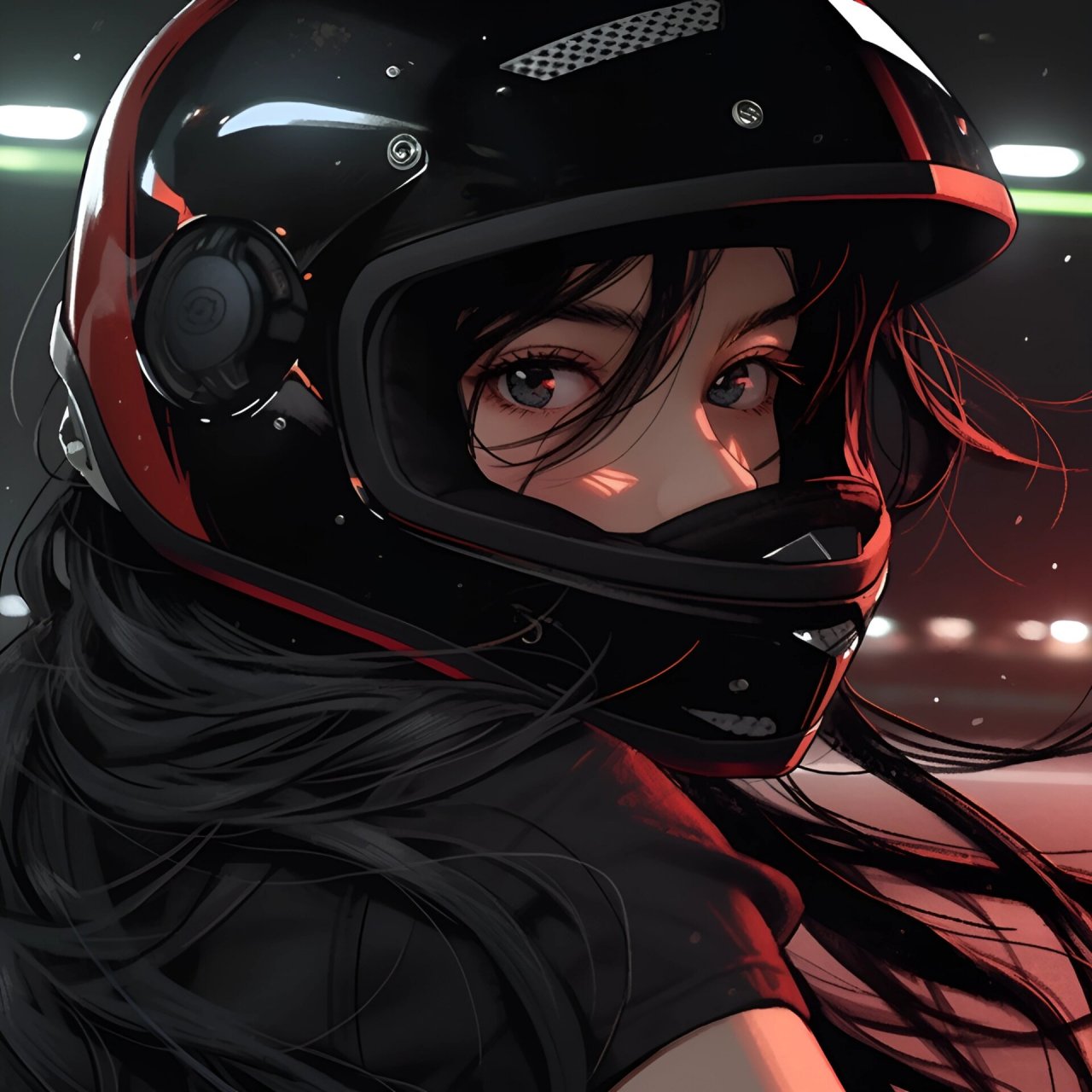 旧漫头像丨机车少女 这样酷酷的机车少女谁不爱啊