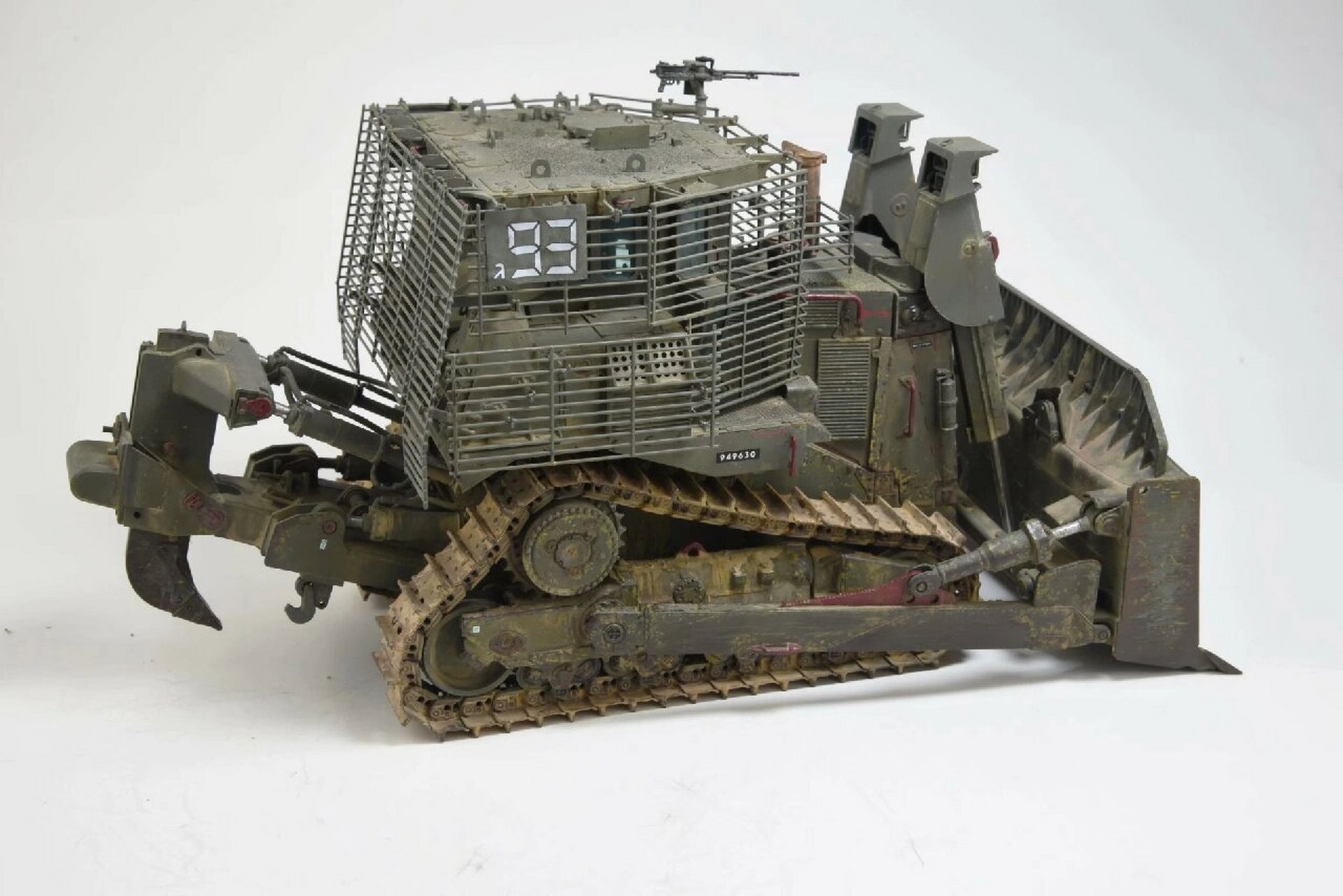 meng ss-010 d9r装甲推土机格栅装甲型